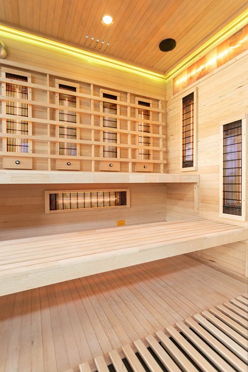 Sauna na podczerwień 4 osobowa + kamienie solne 180X160X200CM MO-EP4RSP XL Infrared Mazur