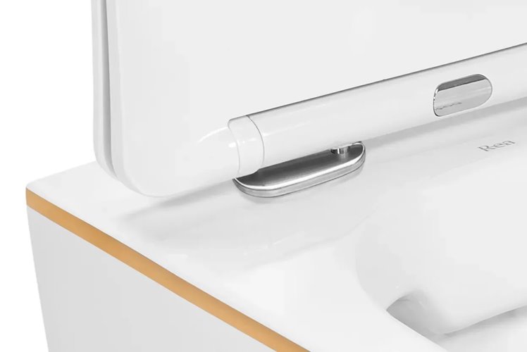 Misa wc wisząca Rimless Carlo Flat White Gold Edge Rea