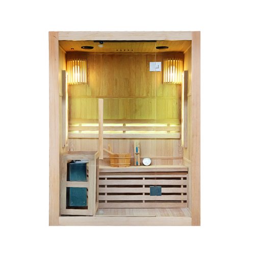 Sauna fińska 4 osobowa wysokotemperaturowa 4,5KW Harvia 150x120 cm Kemi3