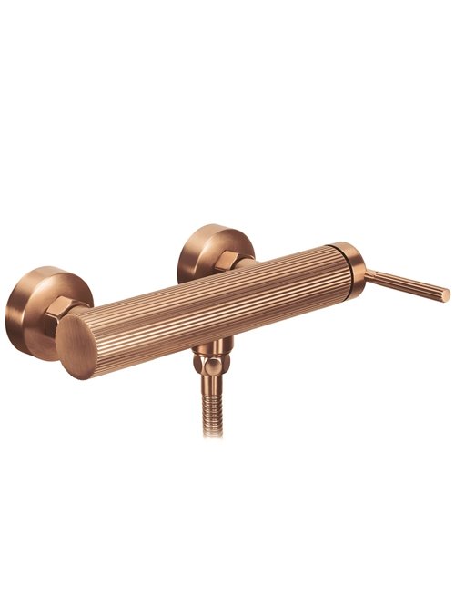 Bateria prysznicowa natynkowa Rea Argon miedź szczotkowana