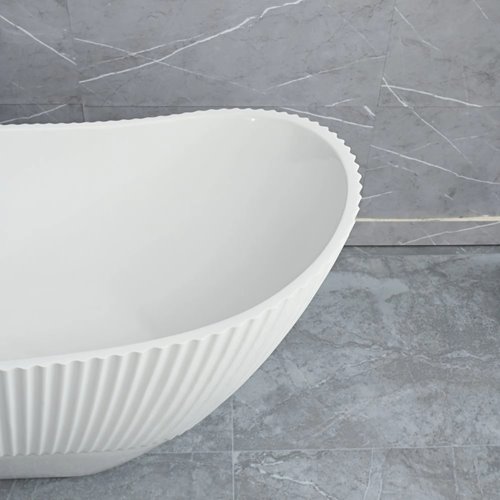 Wanna wolnostojąca ryflowana 170 cm Atena Rea