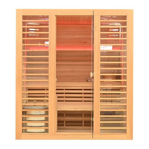 Sauna sucha fińska piec 8 KW Harvia BC80 + kamienie solne 180X160X200CM MO-TS4B Mazur