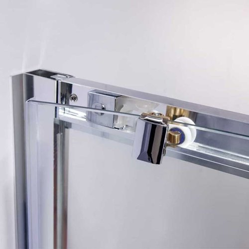 Kabina prysznicowa półokrągła 100x100 cm drzwi rozsuwane ZKM-119