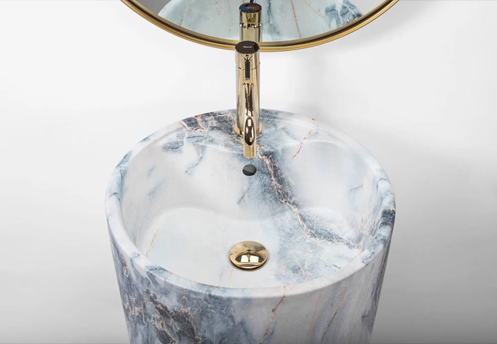 Umywalka wolnostojąca ceramiczna Anya Granit Mat Rea