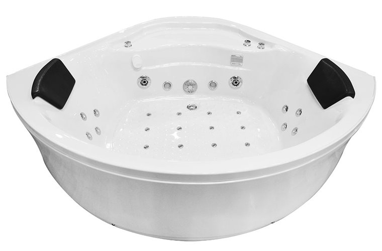Duża kabino wanna Spa z hydromasażem 150x150 cm MO-08150