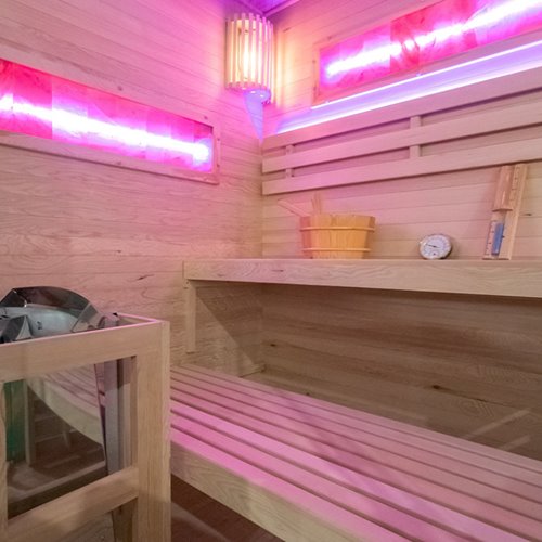 Sauna fińska pięciokątna 5 osobowa wysokotemperaturowa 6W Harvia 150x150 cm Lark4