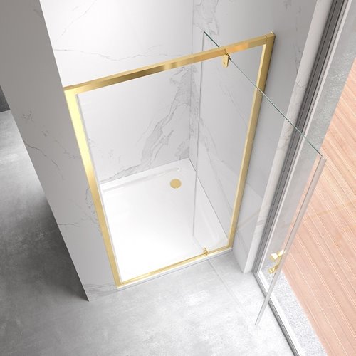 Drzwi prysznicowe 80 cm widok pod kątem