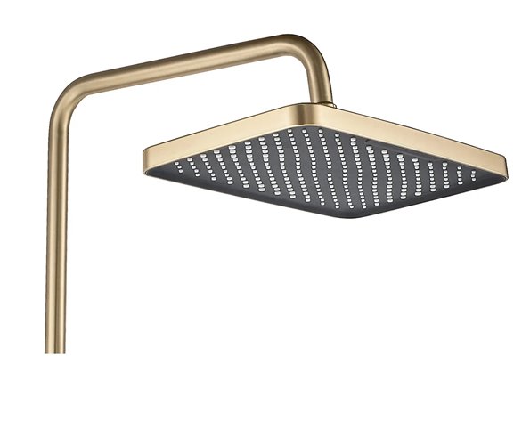 Zestaw prysznicowy natynkowy złoty szczotkowany Joe Rea