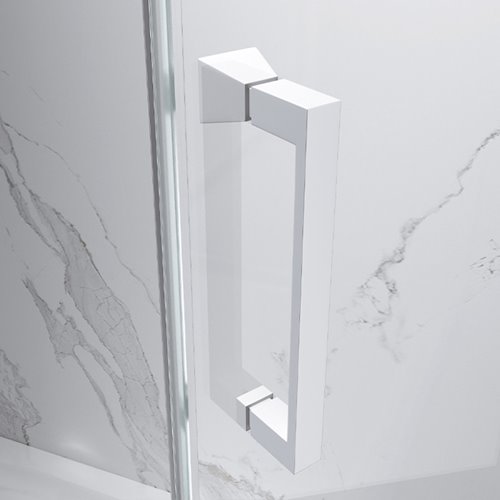 Biała kabina prysznicowa drzwi składane prostokątna 100x80 KZ12B