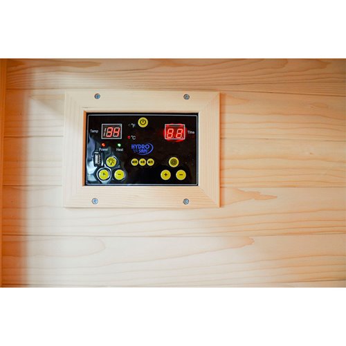 Sauna na podczerwień 4-osobowa 175x120 cm grzejniki kwarcowe i karbonowe Alta5 Infrared
