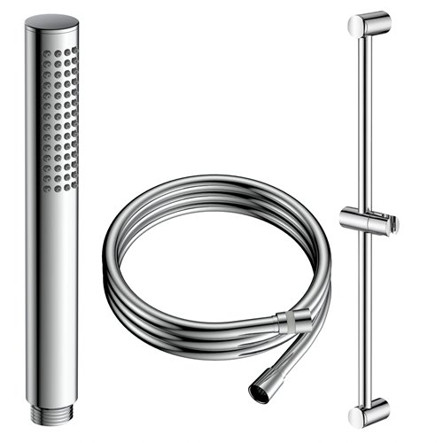 Zestaw prysznicowy słuchawka, wąż, drążek chrom Ultimate ANUL151121 Avapax