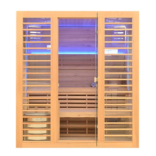 Sauna sucha fińska piec 8 KW Harvia BC80 + kamienie solne 180X160X200CM MO-TS4B Mazur