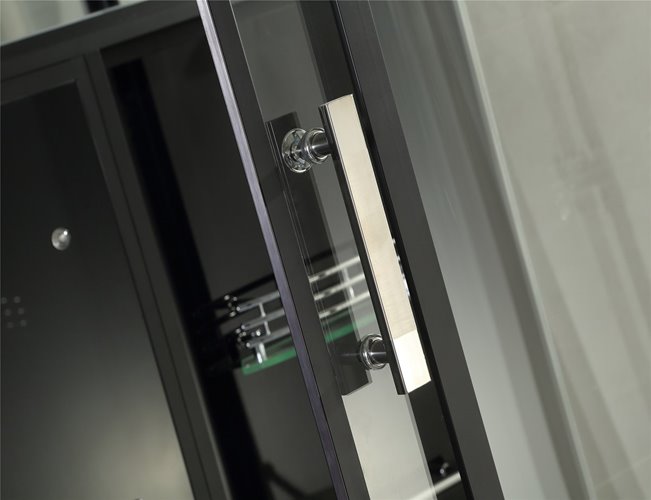 Kabina prysznicowa z hydromasażem niski brodzik 120x90 cm MO-0545-120