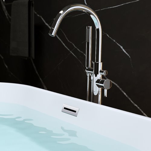 Wanna wolnostojąca biała 150 cm Lizbona Hydrosan