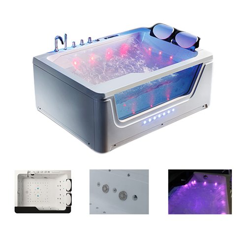 Wanna z hydromasażem prostokątna 170x130 cm Tugela-WH