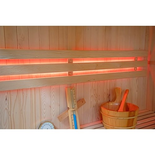 Sauna fińska 6-osobowa narożna 180x180 cm piec Harvia 8KW Bodo7