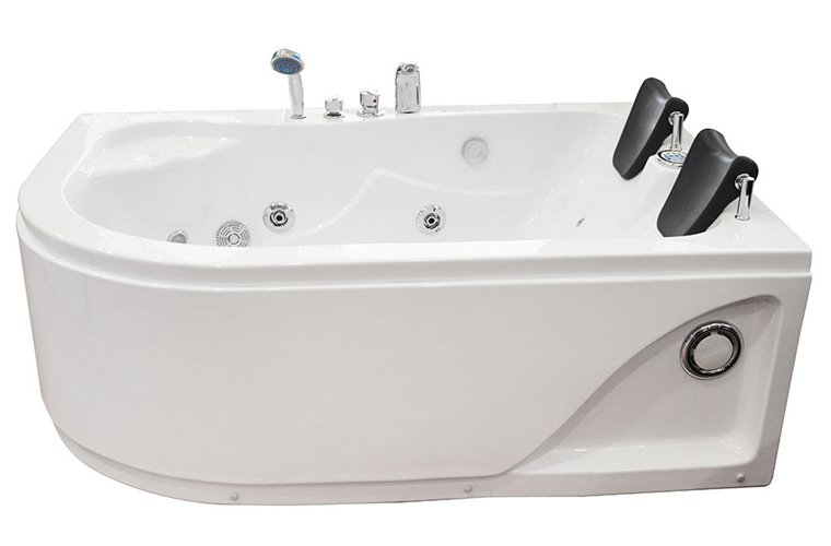 Wanna z hydromasażem asymetryczna 170x115 cm prawa MO-0205