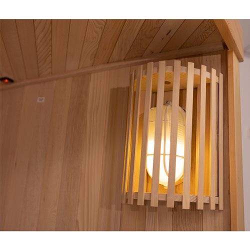 Sauna fińska 2-osobowa narożna 120x120 cm piec Harvia 3,5KW Bodo2