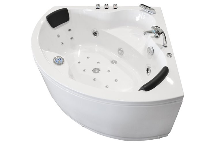 Wanna z hydromasażem narożna 135x135 cm MO-1636