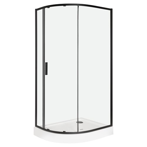 Kabina prysznicowa asymetrczyna z brodzikiem prawa 100x80 Solid RPA BL Kerra