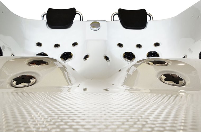 Wanna spa z hydromasażem asymetryczna 180x122 cm MUS-1062 PRAWA