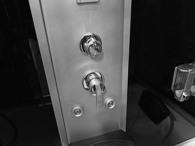 Prostokątna kabina z hydromasażem 170x90 cm MO-0611