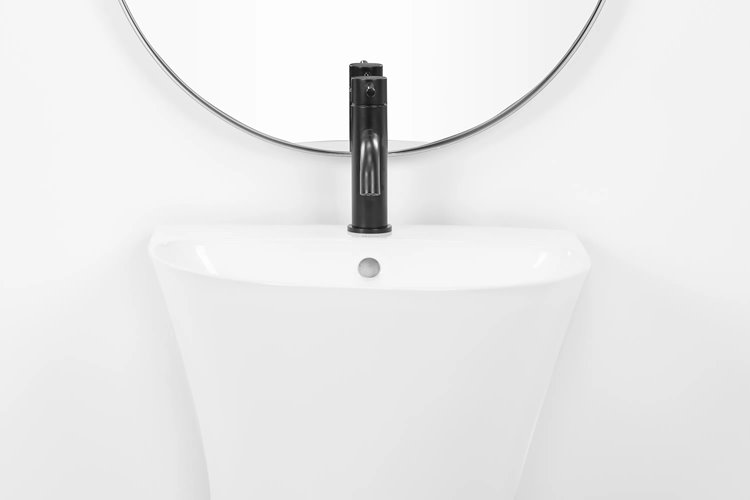 Umywalka wolnostojąca, montaż ścienny Rita Slim Rea