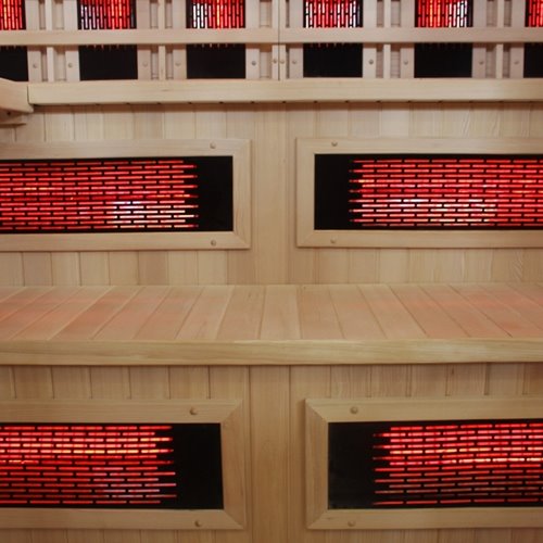 Sauna Combo na podczerwień + fińska 6-osobowa 200x160 cm Helsi2 8KW
