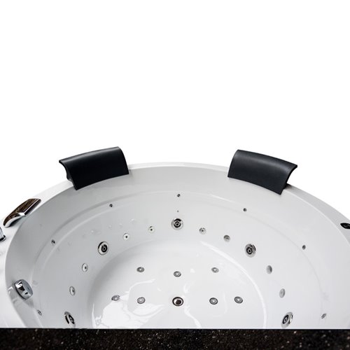 Wanna z hydromasażem okrągła do zabudowy + obudowa 170x170 cm Della 916