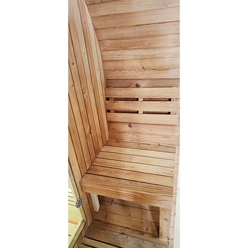 Sauna fińska ogrodowa zewnętrzna beczka 6 osobowa 210x210 Tromso-HG