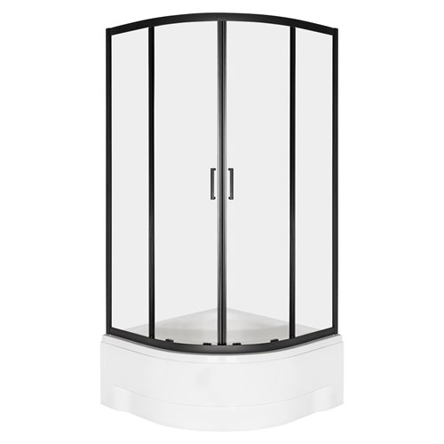 Kabina prysznicowa z brodzikiem 80x80 Aruba GL BL Kerra