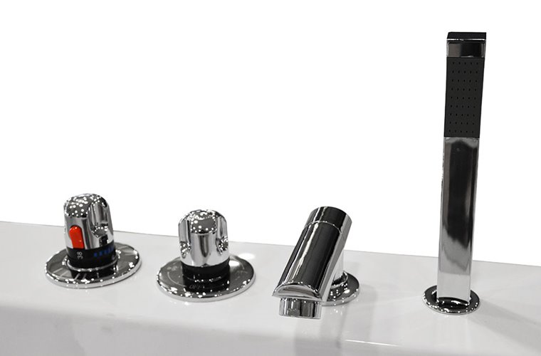 Wanna z hydromasażem przyścienna Turbo 180x91 cm MO-1007