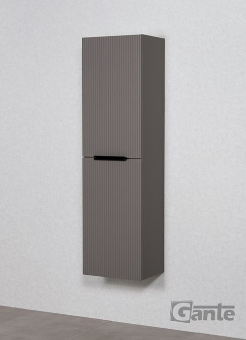 Słupek łazienkowy frezowany wiszący wysoki 143,5x40 Sydney kolor taupe