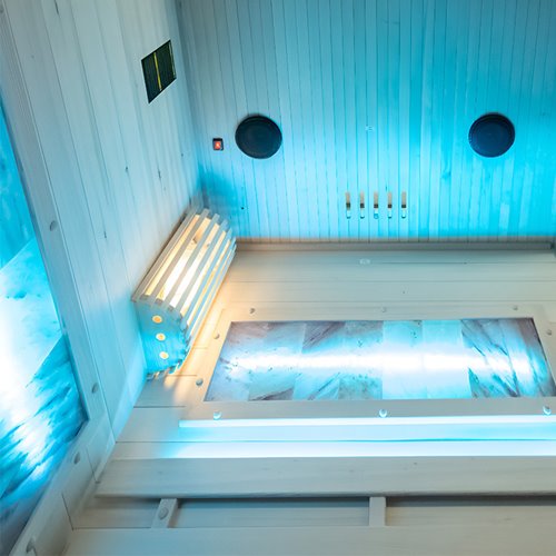 Sauna fińska 2 osobowa wysokotemperaturowa 3,5KW Harvia 120x120 cm Lark1-WD