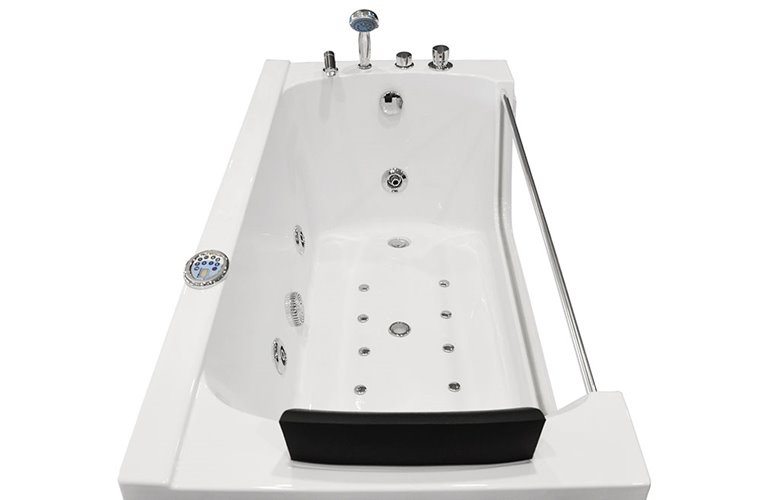 Wanna łazienkowa z hydromasażem Spa prostokątna 170x80 cm MO-0319
