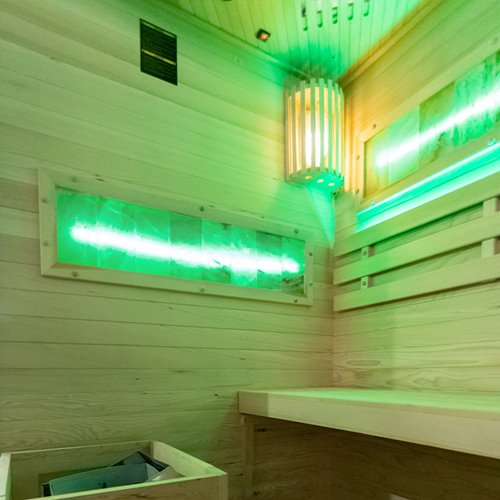 Sauna fińska pięciokątna 2 osobowa wysokotemperaturowa 3,5KW Harvia 120x120 cm Lark2