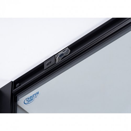 Czarna kabina prysznicowa półokrągła 90x90 drzwi rozsuwane BS01B