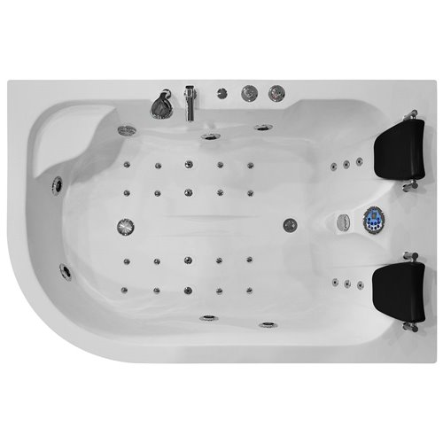 Wanna z hydromasażem dwuosobowa Turbo 180x120 cm MO-1631 Prawa