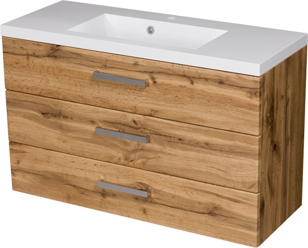 Szafka wisząca z umywalką 100/39/3 seria Fokus NE