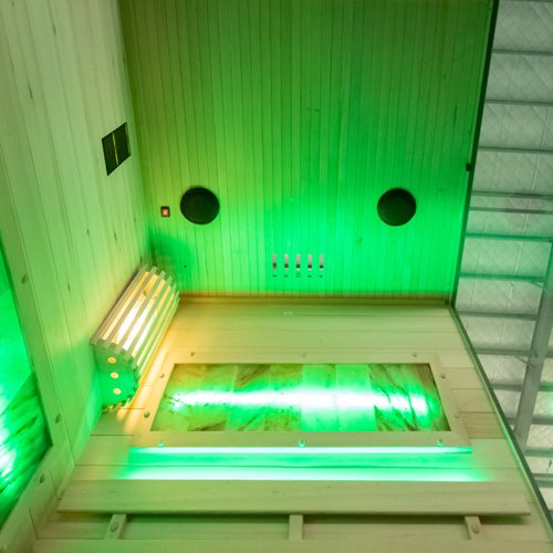 Sauna fińska 2 osobowa wysokotemperaturowa 3,5KW Harvia 120x120 cm Lark1