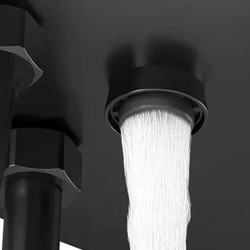 Inox zestaw prysznicowy z wylewką i termostatem Rob Rea