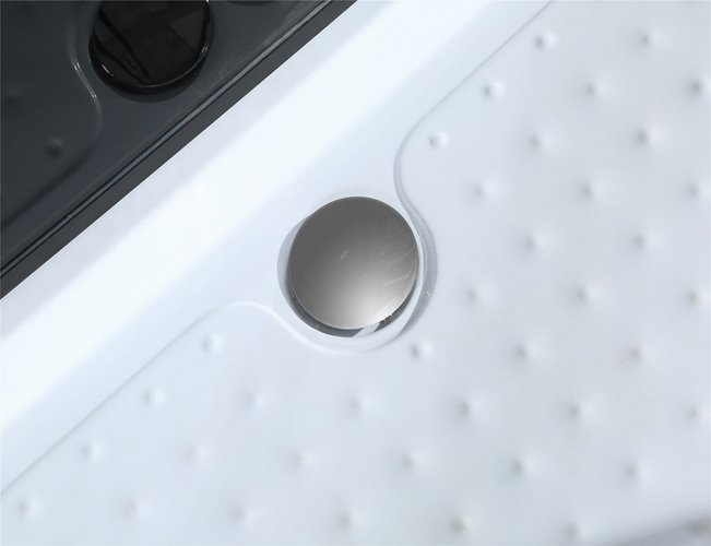 Kabina prysznicowa z hydromasażem niski brodzik 120x90 cm MO-0545-120