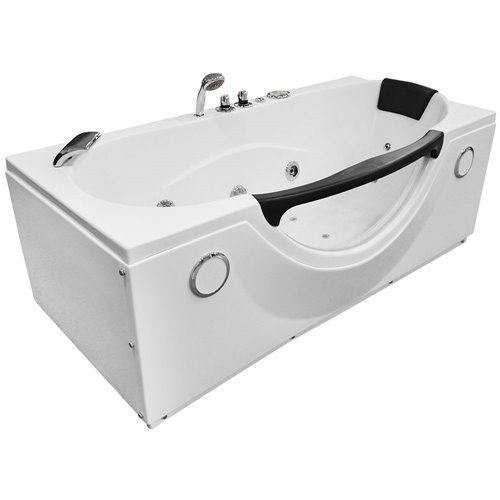 Przyścienna wanna hydromasażowa 180x88 cm MO-1002 HC