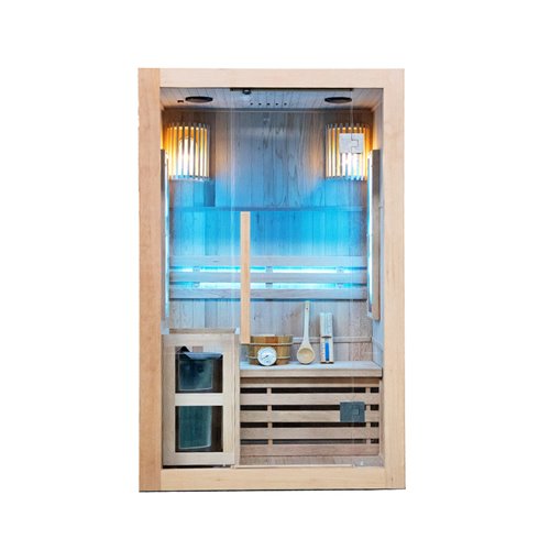 Sauna fińska 2 osobowa wysokotemperaturowa 3,5KW Harvia 120x105 cm Kemi1