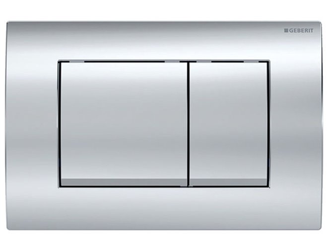 Zestaw podtynkowy stelaż GEBERIT DUOFIX + miska MIZU-WH-RIM-01 + przycisk DELTA 30 chrom