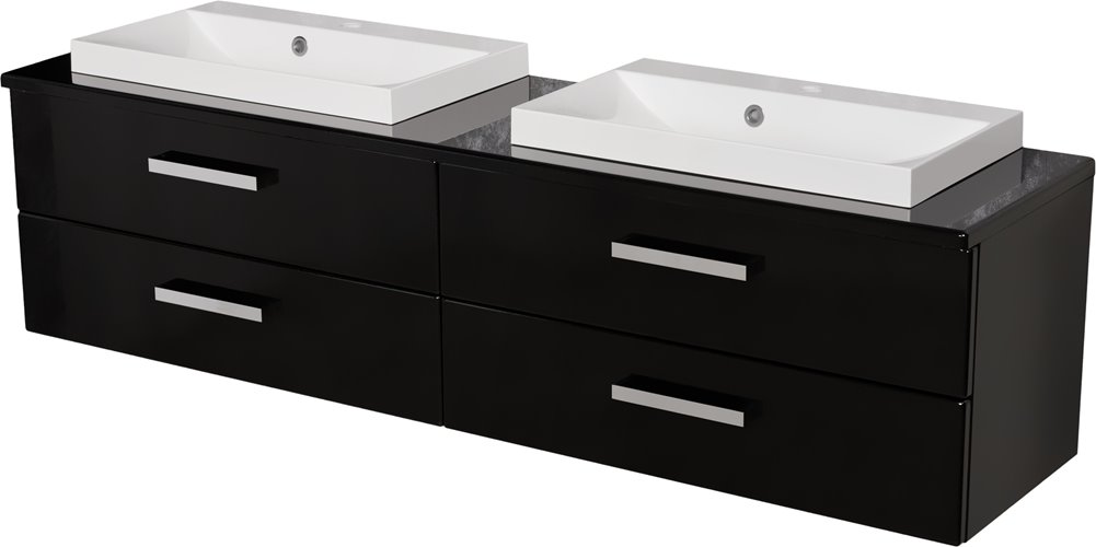 Szafka wisząca z umywalką 160/39/4 seria Fokus C