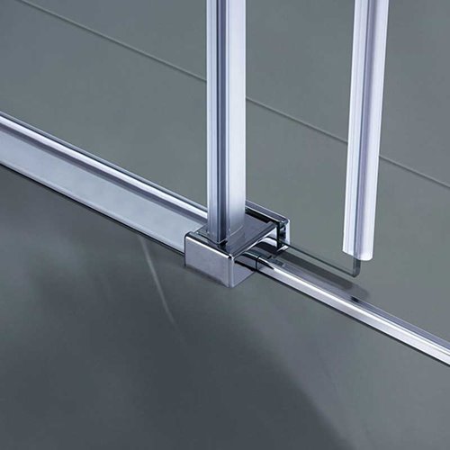 Kabina prysznicowa prostokątna 8 mm szkło 120x90 drzwi rozsuwane ZBD-900