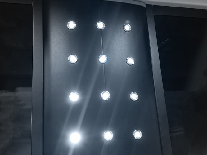 Prostokątna kabina z hydromasażem 150x83 cm MO-02005B