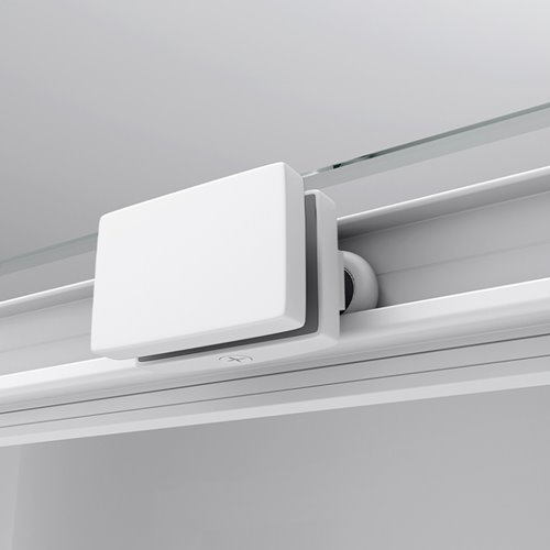 Biała kabina prysznicowa prostokątna 120x80 KZ103C