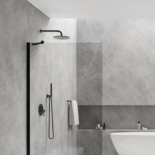 System prysznicowy podtynkowy SYSY18BL Omnires Y czarny